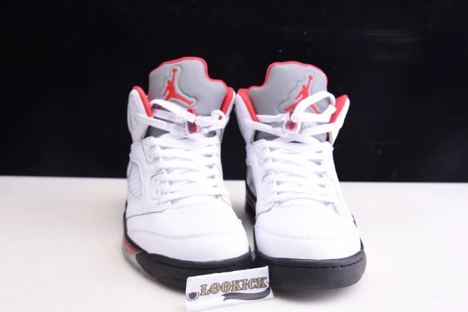 Air DA1911-102 5 Fire Tongue (2020) Jordan Retro Silver Red 0811